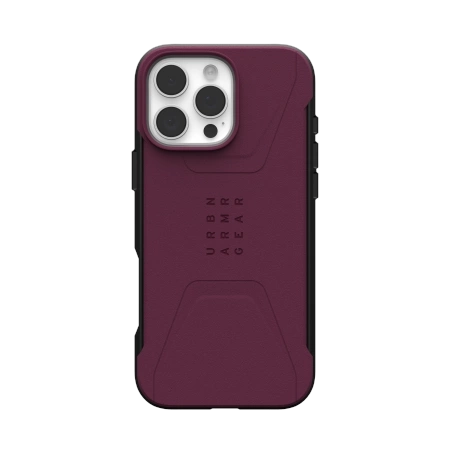 UAG Civilian Magsafe Hülle für iPhone 16 Pro Max – rot