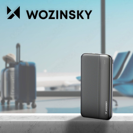 Wozinsky powerbank 10000mAh 2 x USB black (WPBBK1)