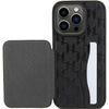 Karl Lagerfeld nakładka do iPhone 15 Pro Max 6,7&quot; KLHCP15XSAKKNSCK czarna hardcase Saffiano Cardslots and Stand Monogram Ikonik Patch