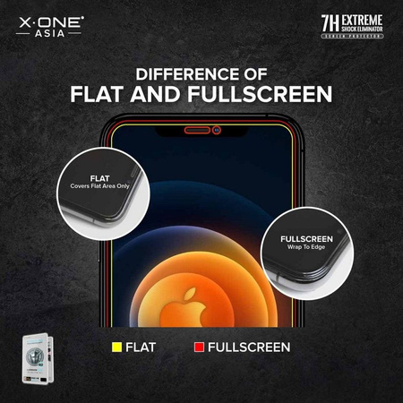 Szkło hartowane X-ONE Extreme Shock Eliminator 4th gen. - do iPhone 13 Pro Max/14 Plus