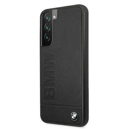 Case BMW BMHCS22MSLLBK S22 + S906 black / black hardcase Signature Logo Imprint