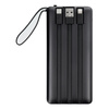 Bateria zewnętrzna (Powerbank) VEGER C10 - 10 000mAh (Micro + Typ C + Lightning 8-pin) czarny (W1116)
