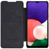 Nillkin Qin skórzana kabura etui Samsung Galaxy A22 4G czarny