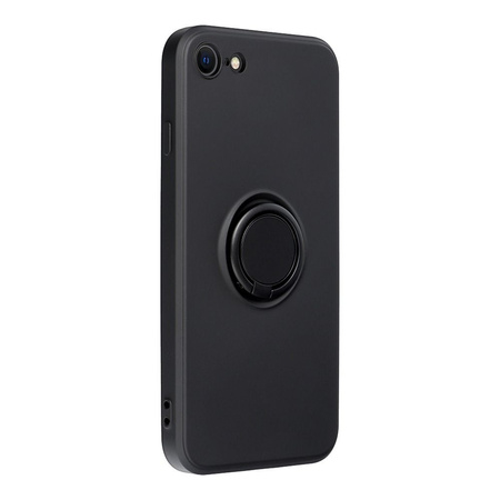 Futerał SILICONE RING do IPHONE 7 / 8 / SE 2020 / SE 2022 czarny