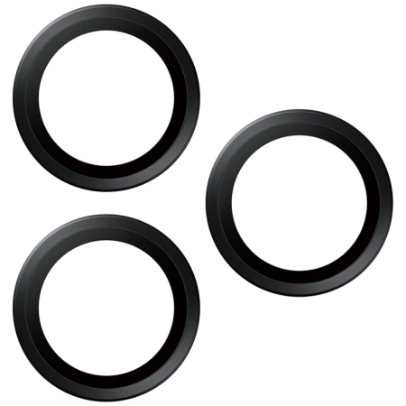 Szkło hartowane PanzerGlass Hoops na obiektyw na iPhone 17 Pro / 17 Pro Max / 16 Pro / 16 Pro Max czarny