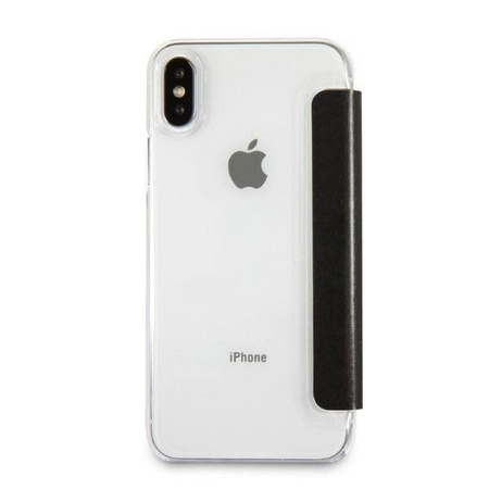 Original Case IPHONE X / XS Karl Lagerfeld Bookcase Signature Glitter black