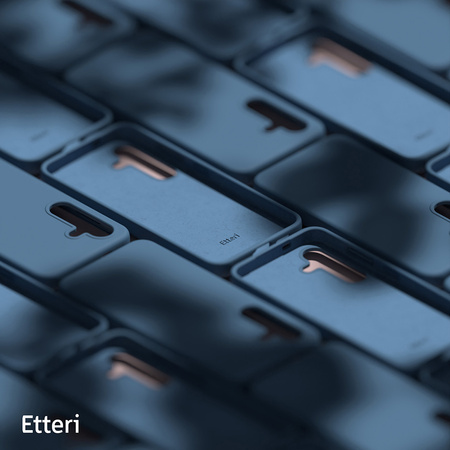 Etteri Silicone case do Samsung Galaxy S25 Edge ciemnoniebieska