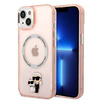Karl Lagerfeld IML NFT Karl & Choupette MagSafe - Etui iPhone 14 Plus (różowy)