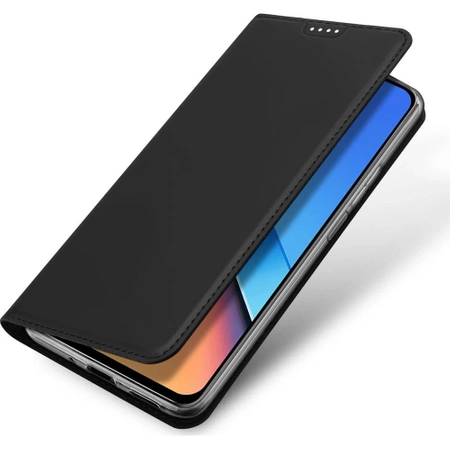Dux Ducis Skin Pro eco-leather case for Xiaomi Poco M6 Pro/Redmi 12/Redmi 12R - black