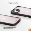 Military Grade Certified PanzerGlass ClearCase iPhone 15 Case - Transparent &amp; Black