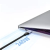 Ugreen US535 USB-C / USB-C PD cable 240W 5A 1m - gray