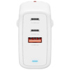 Ładowarka sieciowa 4smarts Flex 65W       2xUSB-C + 1xUSB-A biały