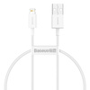 Baseus Superior kabel USB - Lightning 2,4A 0,25 m Biały (CALYS-02)