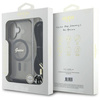 Original Case IPHONE 16 Guess Hardcase Crossbody Cord Script MagSafe (GUHMP16SHCTSGNSK) black