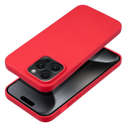 Futerał SOFT do IPHONE 15 PRO MAX czerwony