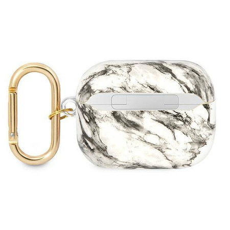Schutzhülle APPLE AIRPODS PRO Guess AirPods Marble Strap Collection (GUAPHCHMAG) grau