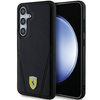 Oryginalne Etui FERRARI hardcase Hot Stamp V Lines MagSafe FEHMS24SP3BAK do Samsung Galaxy  S24 Czarny