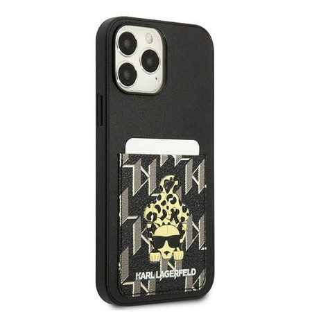 Etui IPHONE 13 PRO MAX Karl Lagerfeld Hardcase Karlimals Cardslot (KLHCP13XCANCNK) czarne