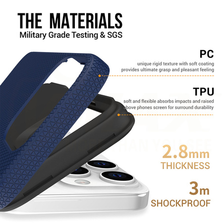 Vmax nakładka Triangle Case do Samsung A34 granatowa