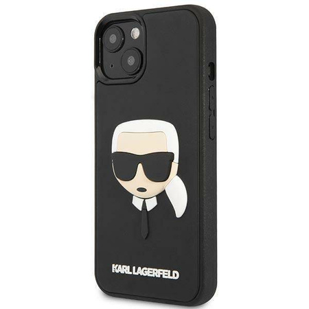 Karl Lagerfeld 3D Rubber Karl`s Head - Etui iPhone 14 Plus (czarny)