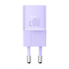 Mini ładowarka sieciowa Baseus GaN5  20W (fioletowa)