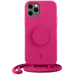 Etui JE PopGrip iPhone 11 Pro 5,8"różowy/orchid flower 30051 (Just Elegance)