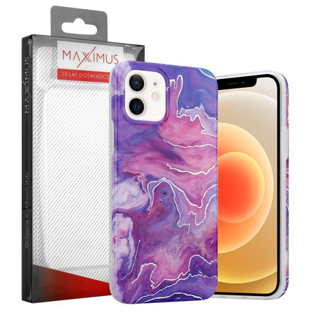 MX MARBLE IPHONE X/XS PINK / RÓŻOWY