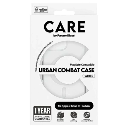CARE by PanzerGlass Flagship Case iPhone 16 Pro Max 6,9&quot; weiß/weiß MagSafe 1340