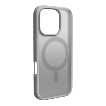 Puro Gradient MagSafe Silikonhülle für iPhone 16 Pro Max – Silber
