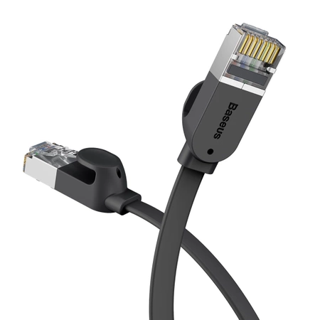 Baseus High Speed ​​flat Ethernet CAT6 RJ45 network cable 0.5m - black
