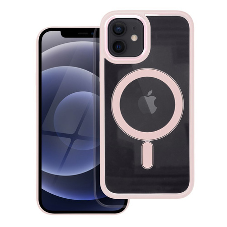Futerał Color Edge Mag Cover kompatybilny z MagSafe do IPHONE 12 / 12 PRO różowy