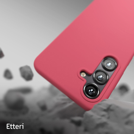 Etteri Silicone case do Samsung Galaxy S25 Edge malinowa