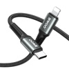 BWOO Pleciony kabel USB-C do Lightning 30W, 3 m