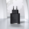 Baseus Compact szybka ładowarka sieciowa 2x USB / USB Typ C 30W 3A Power Delivery Quick Charge biały (CCXJ-E02)
