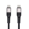 Kabel Blue Star z oplotem ze złączem USB C do USB C 3A 60W 2m