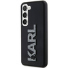 Karl Lagerfeld 3D Rubber Glitter Logo case for Samsung Galaxy S23+ - black