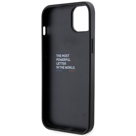 Hülle BMW BMHCP14M22GSLK iPhone 14 Plus 6,7" schwarz/schwarz Hardcase Grip Hot Stamp