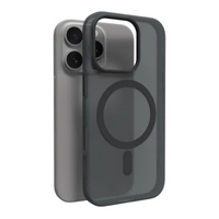 Etui silikonowe Puro Daylight MagSafe do iPhone 16 - czarne