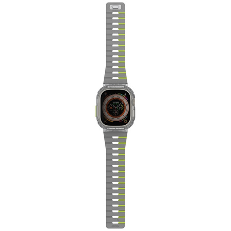 Pasek+etui Skinarma Gemini do Apple      Watch 49mm niteglow