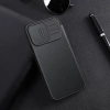 Nillkin Qin Cloth Pro Case Schutzhülle für iPhone 14 Pro Max, Kamera-Abdeckung, Holster-Abdeckung, Klapphülle, Blau