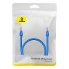 Baseus High Speed ​​​​Cat 6 RJ-45 Ethernet-Kabel 1000 Mbit/s 0,5 m rund – blau