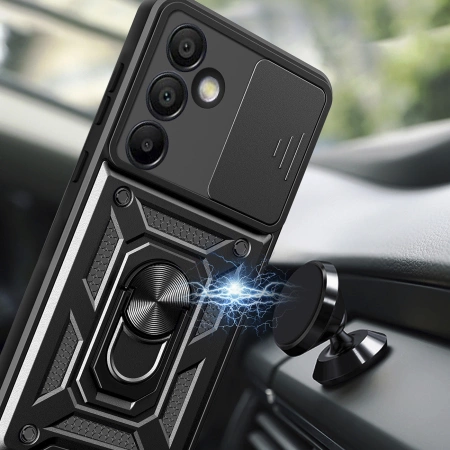 Hybrid Armor Camshield Samsung Galaxy A36 Black