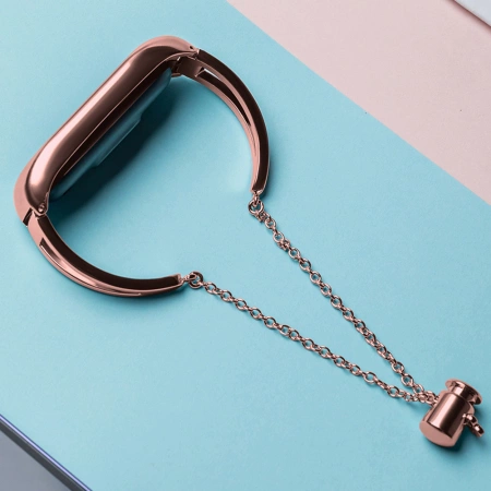 Metallarmband für Xiaomi Mi Band 3 / 4 / 5 / 6 Armband - Rosa