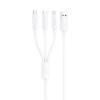 FONENG cable XS07 3w1 3A 1.2M White