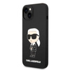 Karl Lagerfeld nakładka do iPhone 14 Plus 6,7" KLHMP14MSNIKBCK czarna hard case Magsafe Silicone NFT Ikonik