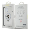 Original Case IPHONE 13 / 14 / 15 Karl Lagerfeld Hardcase Ring Stand Karl&Choupettte MagSafe white