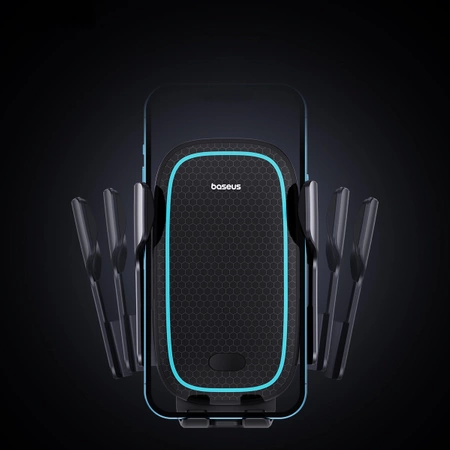 Baseus Milky Way Pro Series BS-CM023 car holder for air vent with 15W inductive charger - black