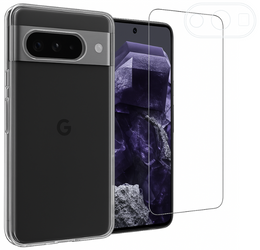 Etui do Google Pixel 8 Pro + Szkło na ekran + Szkło na aparat