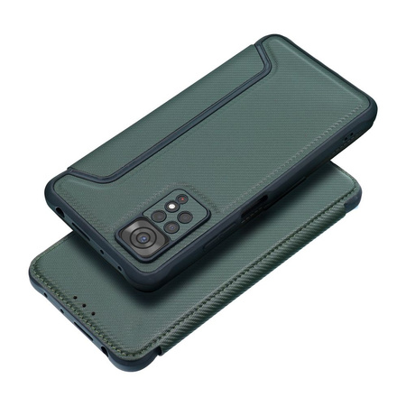 Kabura RAZOR Book do XIAOMI Redmi Note 14 4G ciemnozielony