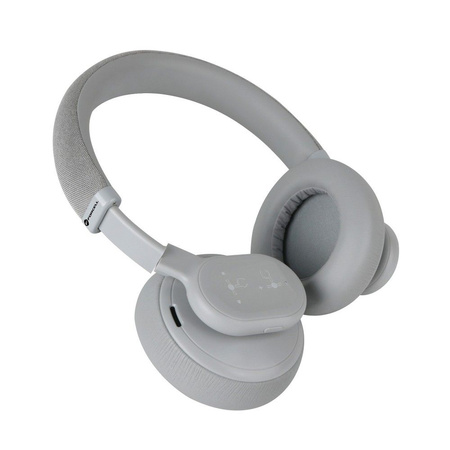 FORCELL F-AUDIO słuchawki bezprzewodowe nagłowne ANC Touch Beat szare